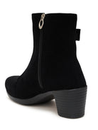 Planet Walk Suede Women's Ankle Boots - Black view 4