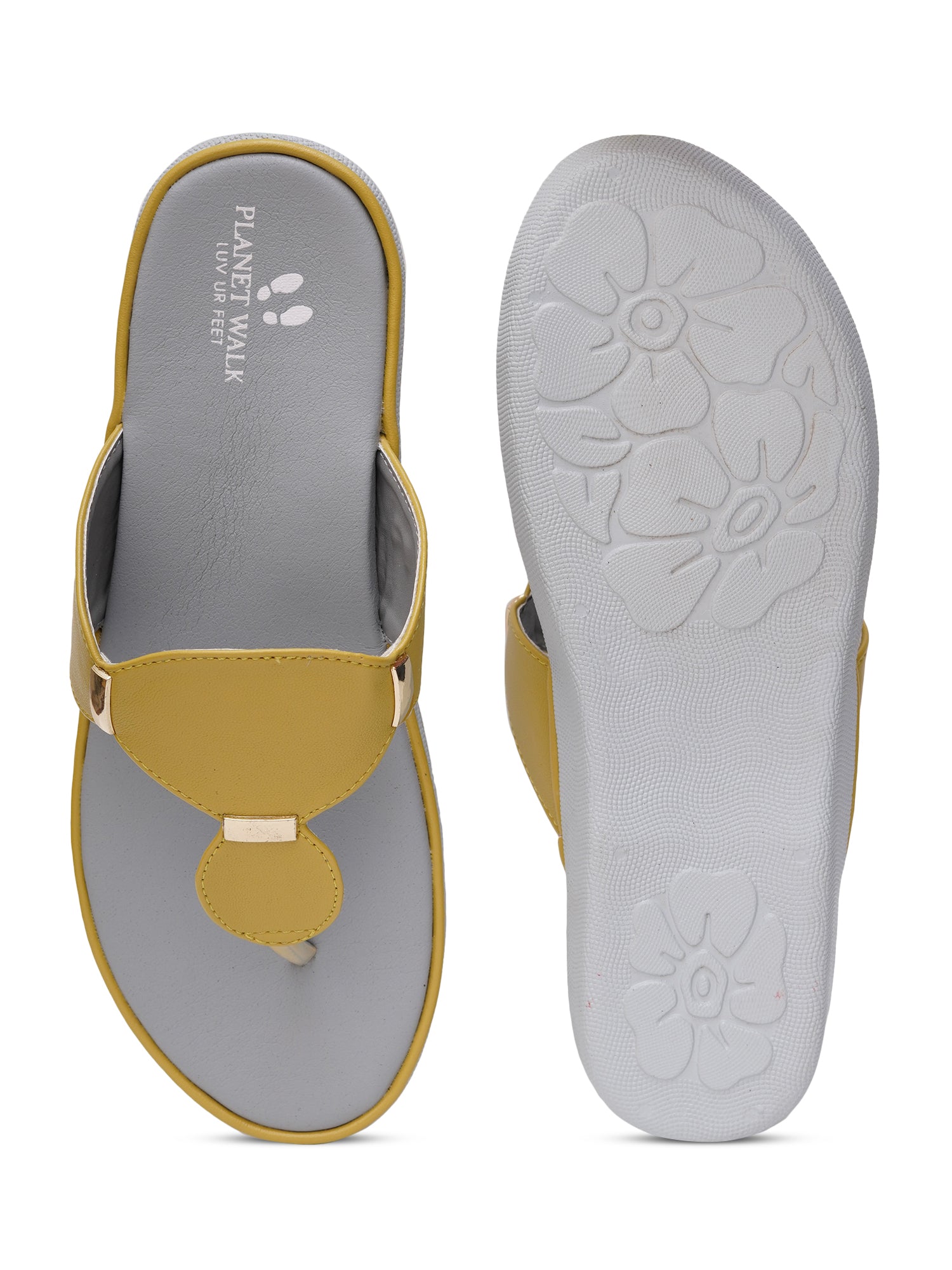Planet Walk C4039430 Women's Flats - Yellow view 6