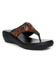 Planet Walk Multi-Strap Women's Flats - Black