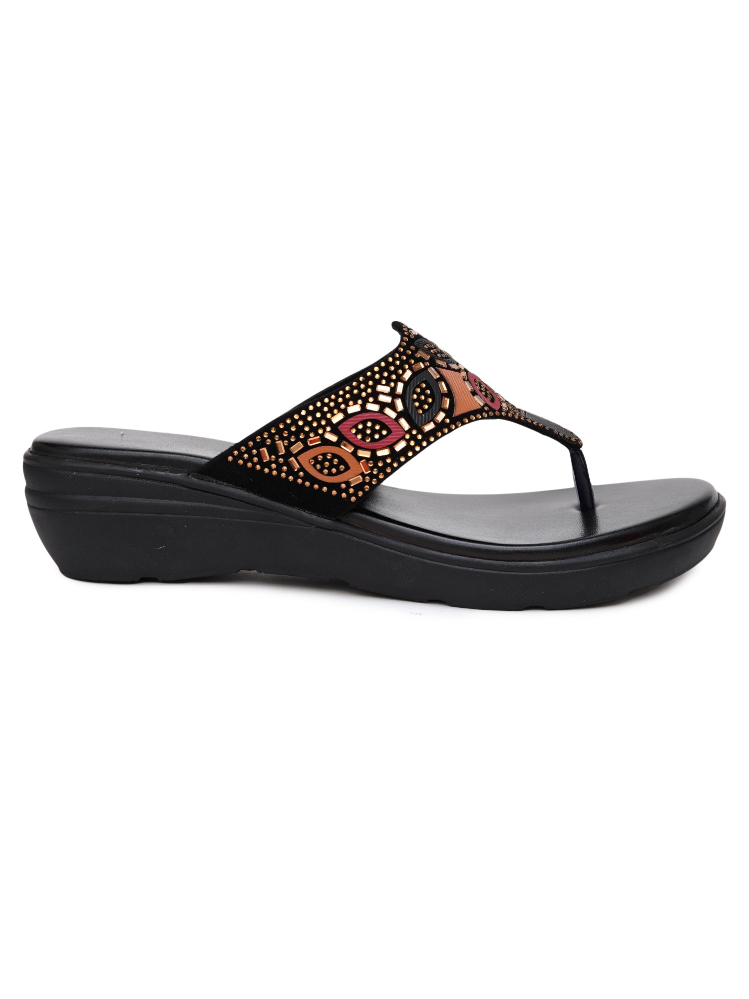 Planet Walk Multi-Strap Women's Flats - Black view 3